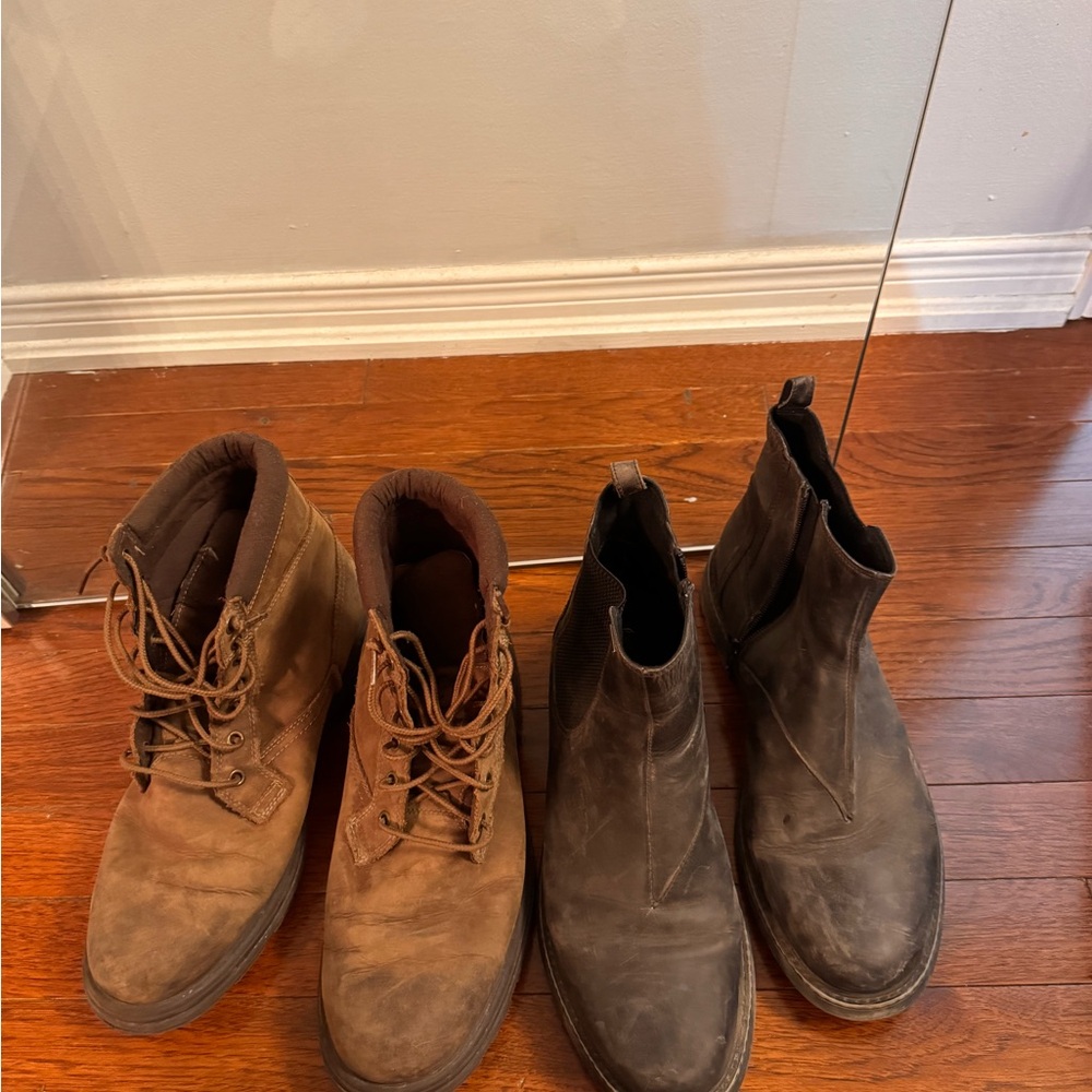 Men's Brown Leather Boots